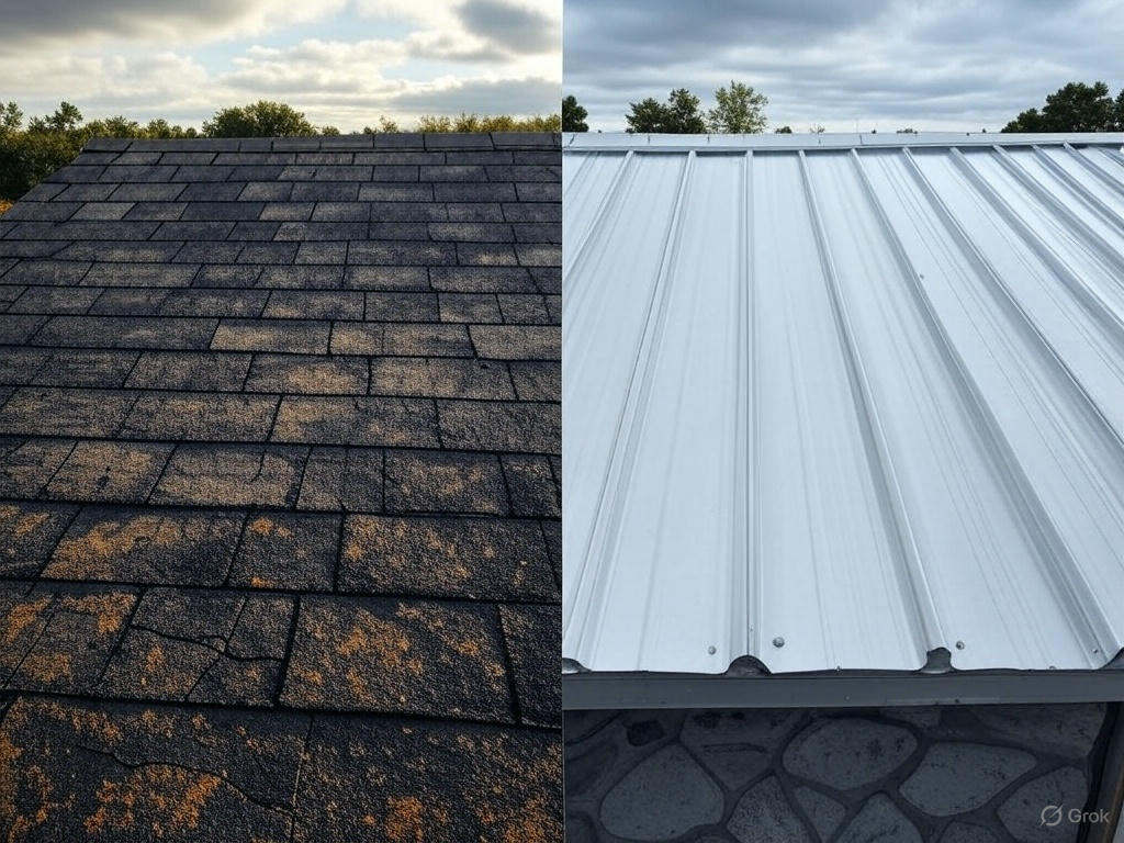 Pros and Cons of Metal vs. Asphalt Roofs